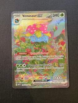 Pokemon Venusaur ex 198/165 SV 151 Special Illustration Rare Holo 2023 English - Image 2