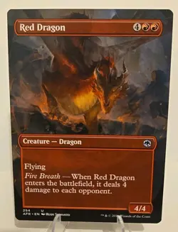 Red Dragon (Borderless) MTG Adventures in the Forgotten Realms Regular - Image 1