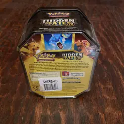 Pokemon TCG Hidden Fates Tin Charizard GX Factory Sealed - Image 3