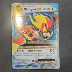 M Pidgeot EX 65/108 Evolutions Ultra Rare Holo 220 HP Mega (English) Pokemon - Image 1