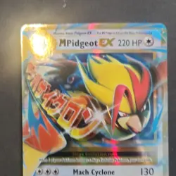 M Pidgeot EX 65/108 Evolutions Ultra Rare Holo 220 HP Mega (English) Pokemon - Image 2