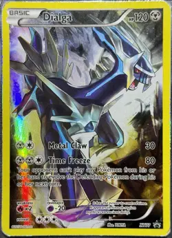 Pokemon TCG • Dialga XY77 - XY Promos • Full Art • HP-Damaged (Read Description) - Image 1