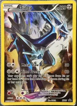 Pokemon TCG • Dialga XY77 - XY Promos • Full Art • HP-Damaged (Read Description) - Image 2