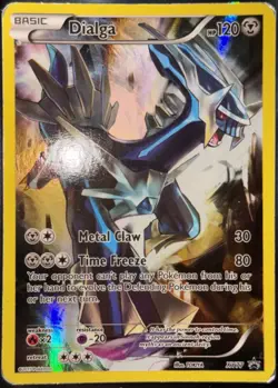Pokemon TCG • Dialga XY77 - XY Promos • Full Art • HP-Damaged (Read Description) - Image 3