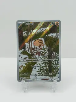 🔥Pokemon TCG-Swinub-165/159-Journey Together-Illustration Rare-Holo-M/NM!🔥 - Image 1