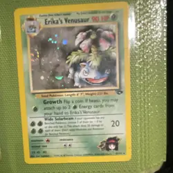 Pokemon Erika's Venusaur 4/132 Gym Challenge Unlimited Holo Rare 90 HP 2000 - Image 1