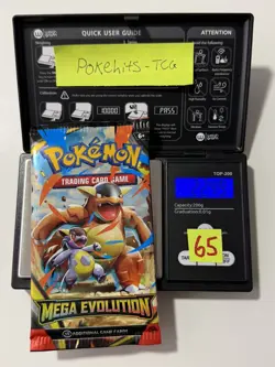 (HEAVY)🔥 22.49g Pokemon TCG Mega Evolution Booster Pack Factory Sealed✅ - Image 1