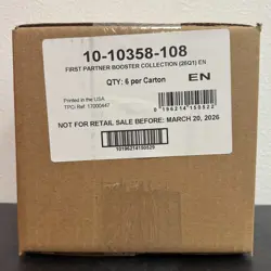 Pokemon TCG: First Partner Illustration Collection Series 1 Factory Sealed Case - Image 1