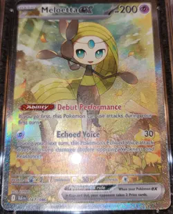 CGC 10 English Black Bolt Meloetta ex 167 SIR Ultra Rare Pokemon - Image 3