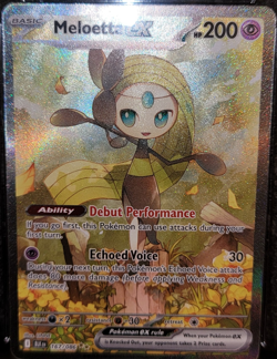 CGC 10 English Black Bolt Meloetta ex 167 SIR Ultra Rare Pokemon - Image 4