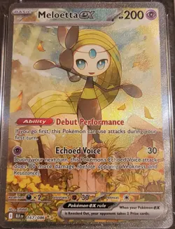 CGC 10 English Black Bolt Meloetta ex 167 SIR Ultra Rare Pokemon - Image 5