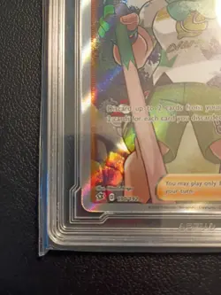 POKEMON Rebel Clash Milo FA #190 Arena Club 10 GEM MINT 💎 Trainer Full Art 2020 - Image 4