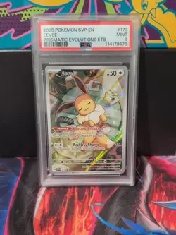 PSA 9 Pokemon TCG Eevee Black Star Promo #173 Prismatic Evolutions - Image 1