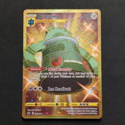 Pokemon TCG Bronzong Secret Rare Holo Swsh06 Chilling Reign 223/198 - Image 1