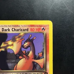 Pokemon Vintage Non-Holo Rare Dark Charizard 21/82 Team Rocket WotC 2000 - Image 3