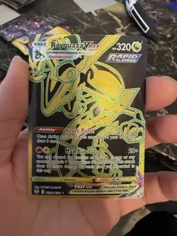 Pokemon Rayquaza VMAX TG29/TG30 Silver Tempest Secret Rare Full Art Holo 320HP - Image 1