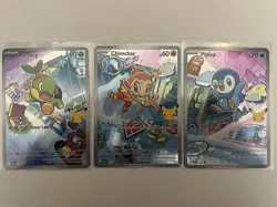 Pokemon 2026 First Partner Illustration Collection Series 1 Promos Set 40-42 - Image 1