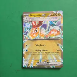 Pokemon Dragonite ex SV03: Obsidian Flames 159/197 Tera Double Rare Holo 330 HP - Image 1