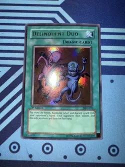 2002 YU-GI-OH! MRL MAGIC RULER DELINQUENT DUO ULTRA 1ST EDITION NM MRL-039 CLEAN - Image 1