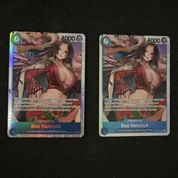 Boa Hancock OP07-051 - One Piece TCG - SR Super Rare Foil NM Near-Mint X2 - Image 1