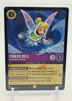 Disney Lorcana Tinker Bell - Snowflake Collector 48/204 Winterspell Regular NM - Image 1