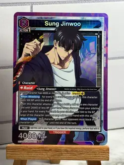 Sung Jinwoo SR UE17BT/SLG-1-021 - Union Arena: Solo Leveling - English NM - Image 1