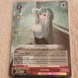 LITTORIO - Weiss Schwarz Azur Lane vol.2 AZL/S119-E091S SR - Image 1