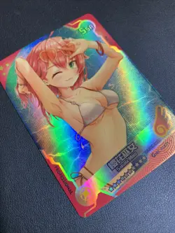 Miko Sakura Hololive SLR Foil Swimsuit Goddess Waifu Card Girl Holo Doujin Anime - Image 4