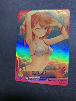 Miko Sakura Hololive SLR Foil Swimsuit Goddess Waifu Card Girl Holo Doujin Anime - Image 5