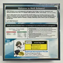 Weiss Schwarz Is It Wrong to Try to Pick Up Girls in a Dungeon Box Familia Myth 8885009406822 - Image 2