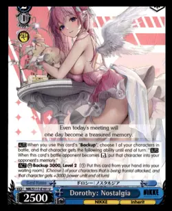 2024 Weiss Schwarz Dorothy: Nostalgia Goddess of Victory NIK/S117-101 U - Image 1