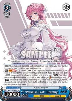 NIKKE Weiss Schwarz "Paradise Lost" Dorothy NIK/S117-E087 RR Double Rare - Image 1