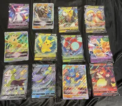Pokemon TCG Full Art Holo Lot 12 Cards - Dark Sylveon, Kleavor, Boltund - Image 1