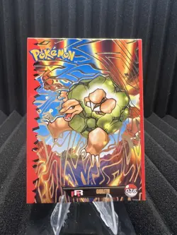 Golem #76 - Gold Holo Box Hit - Cards Top Rocket Set - Pokemon Card NM - Image 1