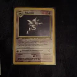 Pokemon Haunter Fossil Uncommon 6/62 50 HP 10 Attack Stage 1 Card 1999 - Image 1