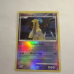 Pokemon Giratina TCG Promo Card 4/146 Reverse Holo Platinum Stamped 2008 LP+ - Image 1