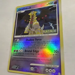 Pokemon Giratina TCG Promo Card 4/146 Reverse Holo Platinum Stamped 2008 LP+ - Image 4