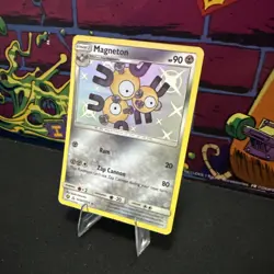 Magneton - SV28/SV94 - Pokemon Hidden Fates Sun & Moon Shiny Rare Card NM - Image 3