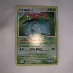 Pokemon Venusaur - 20/132 Secret Wonders Holo Card SWIRL and HOLO BLEED!! - Image 1