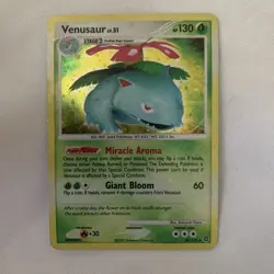 Pokemon Venusaur - 20/132 Secret Wonders Holo Card SWIRL and HOLO BLEED!! - Image 2
