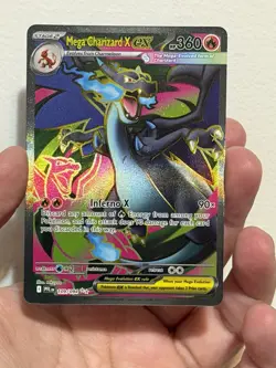 Mega Charizard X EX 109/094 Phantasmal Flames Ultra Rare Pokemon Card NM English - Image 2