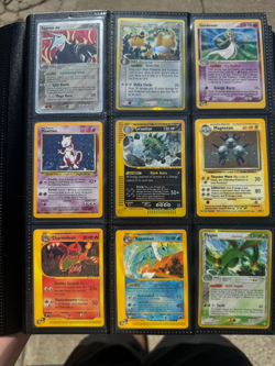 Vintage Pokemon Cards W Binder Lp-Md 100+ Cards Aquapolis, Tyranitar + more - Image 1