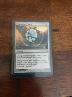 MTG Unwinding Clock The List - New Phyrexia 164/175 Regular Rare - Image 1