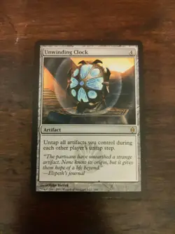 MTG Unwinding Clock The List - New Phyrexia 164/175 Regular Rare - Image 3