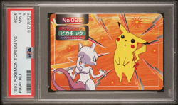 Pokemon Card Pikachu VS Mewtwo No. 025 Topsun VS PSA 9 MINT - Image 1
