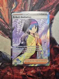 Erika's Invitation - 196/165 - Ultra Rare Full Art - S&V 151 - Pokemon Card NM - Image 1