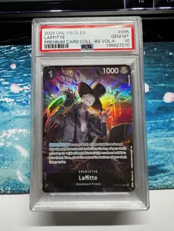 Laffitte Premium Card Collection Best Selection Vol. 4 OP09-095 PSA 10 - Image 1
