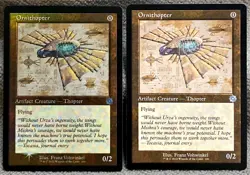 MTG Ornithopter 100 Foil Retro Frame Schematic The Brothers War MTG Card - Image 1