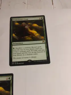 3 X Evolutionary Leap*1 X Prerelease Foil*2 X Regular Magic Origins 176 LP - Image 3