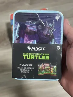 NEW Magic The Gathering TEENAGE MUTANT NINJA TURTLES TMNT Tins SET MTG Lot Of 7 - Image 5